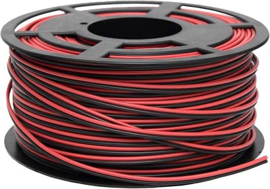 Cable 2 M. M 07 Ng-Negro y Rojo